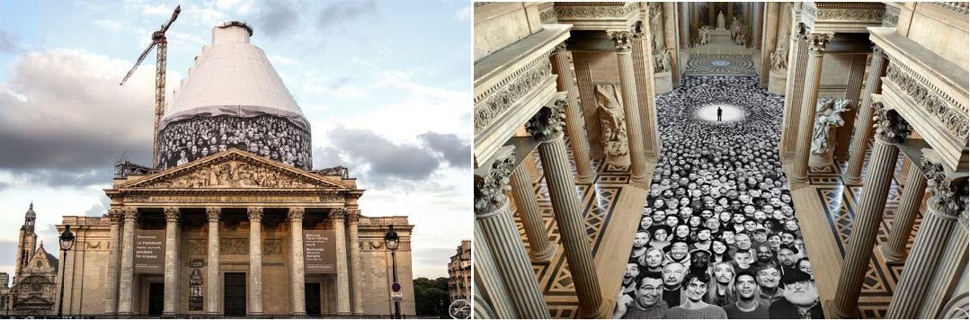 điện thờ pantheon - phủ vải canvas in trên máy in phun agfa