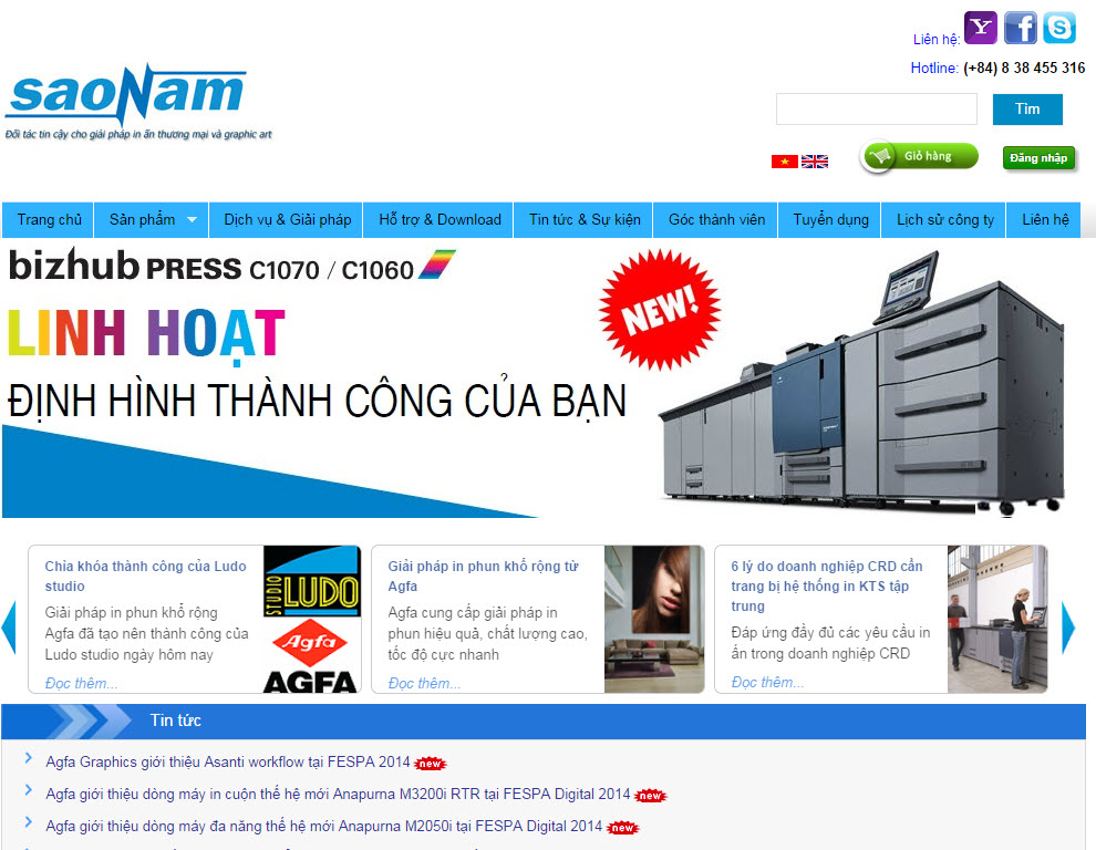 Trang web Sao Nam